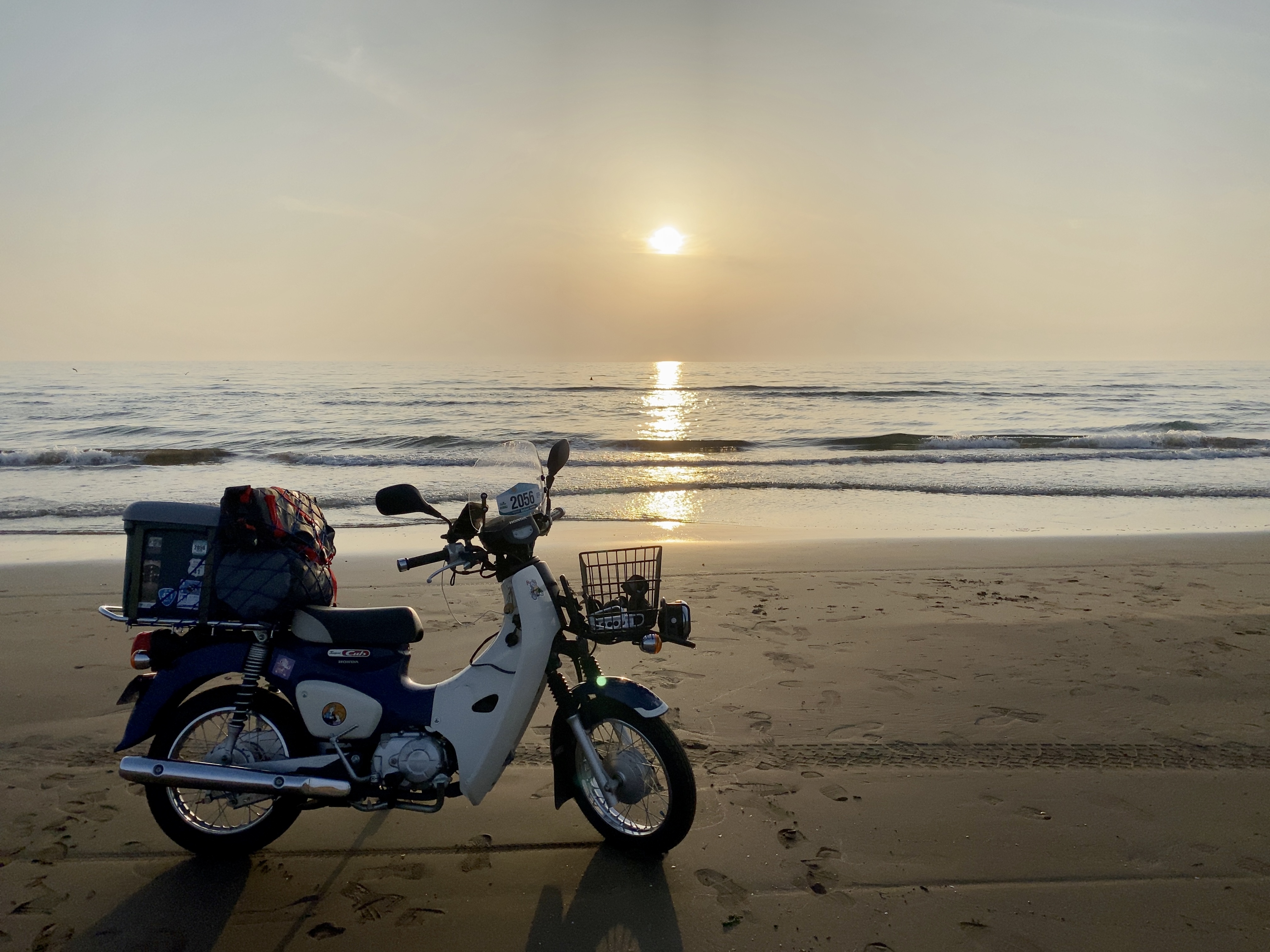 スーパーカブで行ったとき